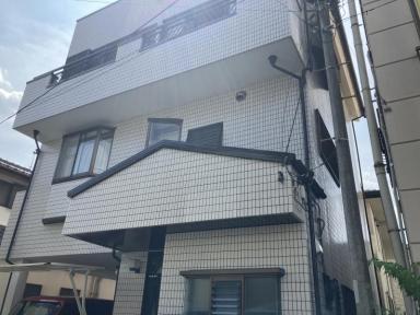 3F建てタイル貼りお家の外装リフォーム工事|富士見市|